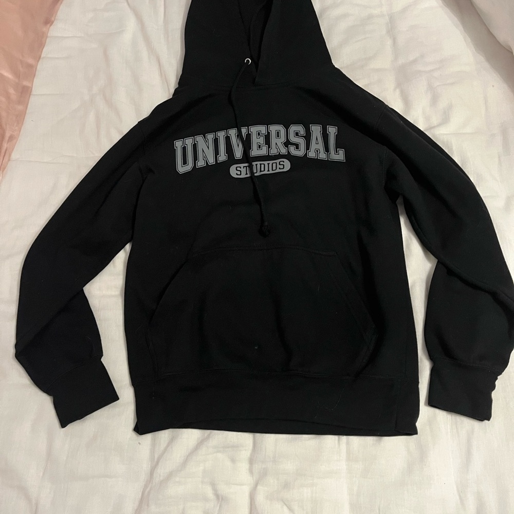 Small Black And Grey Universal Studios Hoodie - image 1